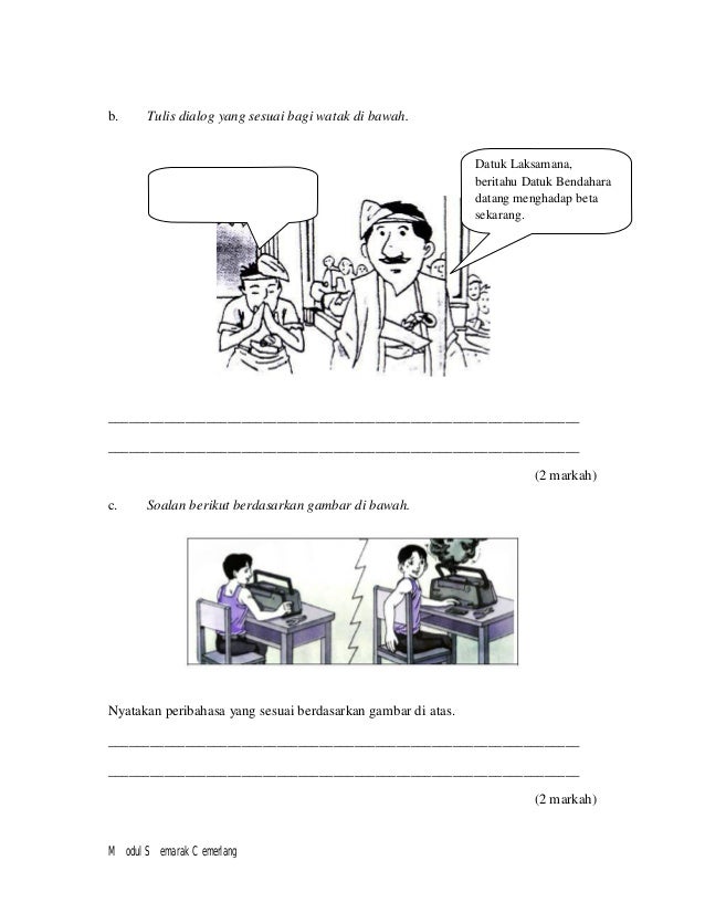 Bm kertas 1 bhg b
