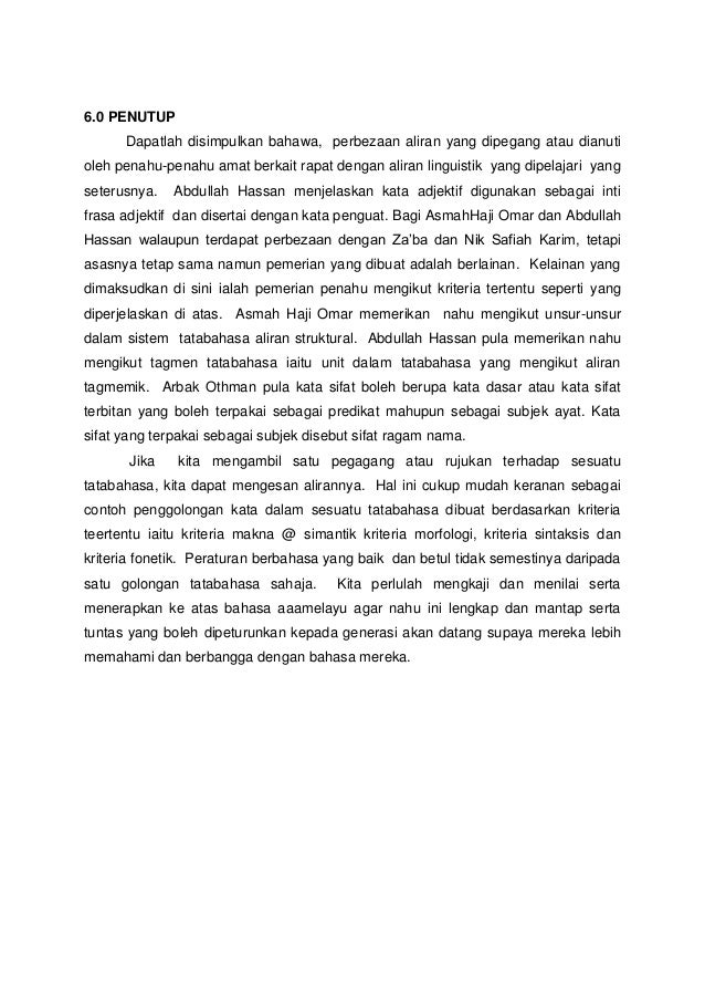 Bml 3053 morfologi bahasa melayu tugasan perbandingan