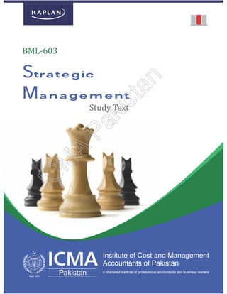 Strategic Management (ML-606)