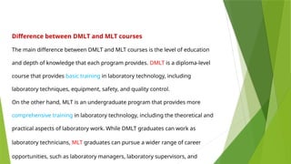 Unvelling pathways: Exploring careers as a medical laboratory ...