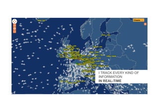 I TRACK EVERY KIND OF
INFORMATION
IN REAL-TIME
 