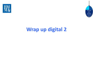 10 lundis
                        pour
                     rattraper
                    le train du
                       digital




Wrap up digital 2
 