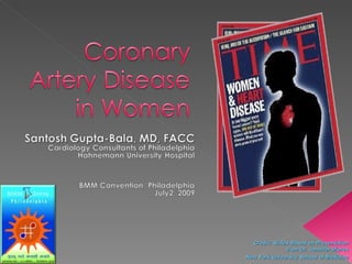 Coronary Artery Disease in Women | PPS