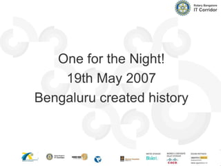 Bangalore Midnight Marathon