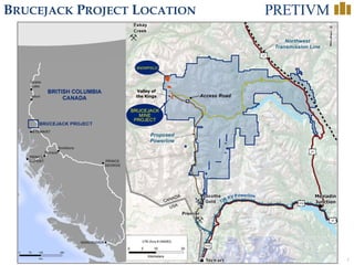 4
BRUCEJACK PROJECT LOCATION
 