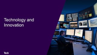 Technology and
Innovation
 