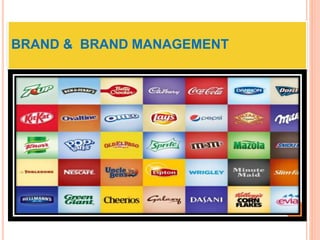 BRAND & BRAND MANAGEMENT
 