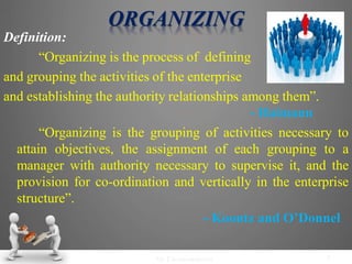 Organizing and Staffing