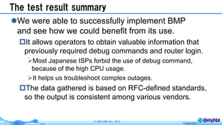 Different Bmp Testing BMP Test Results | PDF