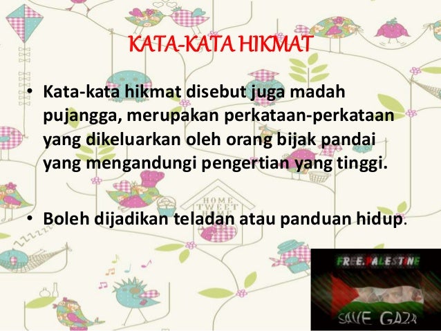 Image result for jenis kata kata hikmat