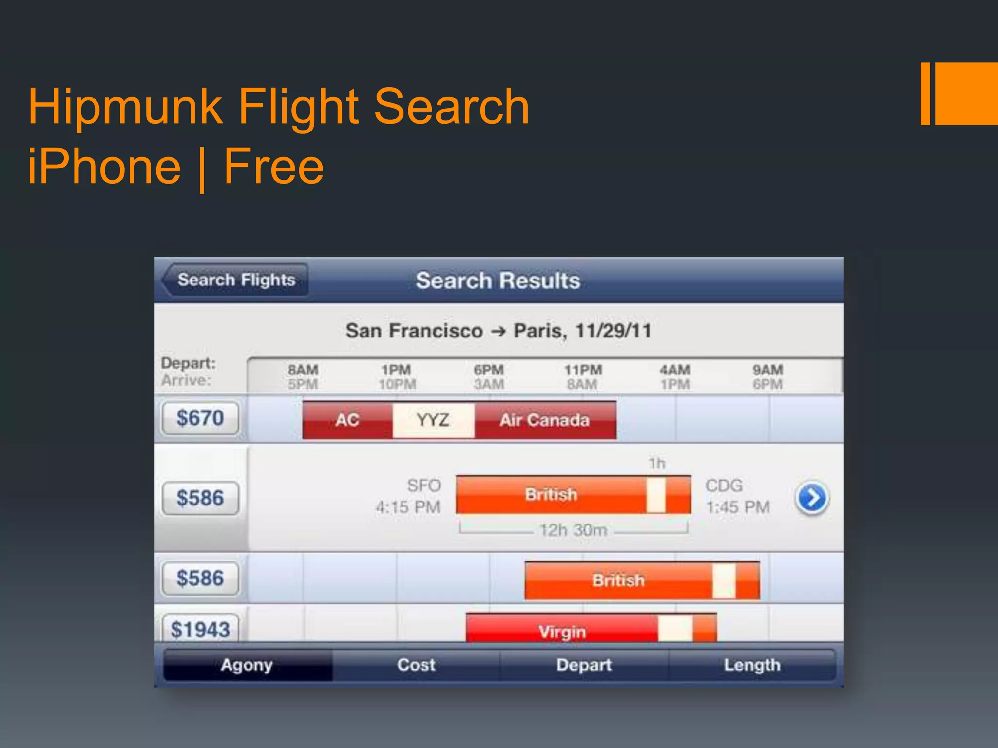 Hipmunk Flight SearchiPhone | Free
