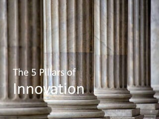 The 5 Pillars of
Innovation
 