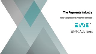 The Payments Industry
Risk, Compliance & Analytics Services
 