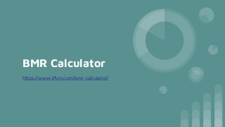 BMR Calculator
https://www.iifym.com/bmr-calculator/
 