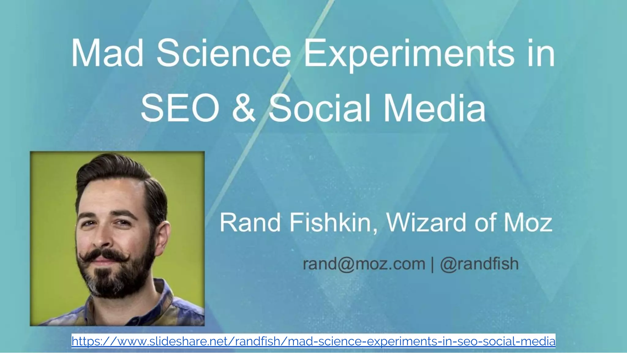 https://www.slideshare.net/randfish/mad-science-experiments-in-seo-social-media
 