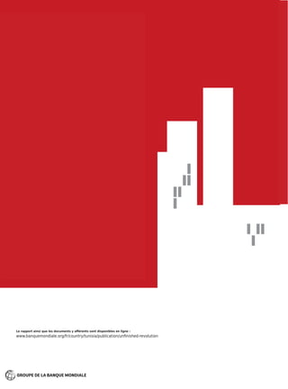 Jusqu'en 2010, la Tunisie semblait bien se porter et était présentée par
les institutions internationales tels la Banque Mondiale et le FMI comme
un modèle de réussite économique pour les autres pays en
développement, de même que le Forum Economique Mondial classait
la Tunisie à plusieurs reprises comme étant l'économie la plus
compétitive d’Afrique. Pourtant, le modèle tunisien avait de graves
lacunes. Une création d'emplois insuﬃsante, notamment pour les
diplômés universitaires, et de profondes disparités régionales ont été
une source d’insatisfaction croissante à travers le pays avant la
Révolution de Janvier 2011.
La Révolution Inachevée montre que, contrairement à l’image souvent
présentée par l'ancien régime, l'environnement économique de la
Tunisie est devenu profondément défaillant. De larges obstacles à
l’accès au marché et de vastes restrictions associés à une lourde
réglementation des aﬀaires et à un système ﬁnancier qui fonctionne mal,
ont abouti à l’essouﬄement économique. Les politiques économiques
ont aggravé le clientélisme et l’extraction de rentes, permettant aux
entreprises non-performantes de survivre, indépendamment de leur
productivité et de leur rentabilité. En conséquence, le secteur privé
tunisien est coincé dans des activités à faible productivité et il lui manque
un environnement dynamique où les entreprises productives peuvent
prospérer et croître.
Dans les trois années qui ont suivi la révolution, la Tunisie a réalisé
d’importants progrès sur le plan politique, aboutissant à l'adoption
consensuelle d'une nouvelle Constitution. Cependant, le système
économique qui existait sous Ben Ali n'a pas beaucoup changé et les
aspirations des Tunisiens de pouvoir accéder à de meilleures
opportunités économiques n'ont pas encore été réalisées.
Cet ouvrage décrit comment la Tunisie pourrait tirer parti d'un avantage
concurrentiel pour exporter des produits à forte intensité de
main-d'œuvre, de développer ses exportations de services, et de révéler
le potentiel de l'agriculture, au proﬁt des petites entreprises, des jeunes
diplômés, et des agriculteurs des régions, souvent ignorées, de
l'intérieur de la Tunisie. Pour réaliser ces avantages, il faudra améliorer le
climat des investissements, rationaliser la réglementation et l'élaborer
des politiques de développement plus équitables qui bénéﬁcient à
toutes les régions de la Tunisie.
La Révolution Inachevée entend provoquer un débat et contribuer à la
réﬂexion des décideurs pour repenser le modèle de développement
économique de la Tunisie, remettre en question les hypothèses
existantes, et oser voir grand pour les réformes politiques qui peuvent
accélérer la croissance partagée, créer des emplois de qualité et
promouvoir le développement régional.
Le rapport ainsi que les documents y afférents sont disponibles en ligne :
www.banquemondiale.org/fr/country/tunisia/publication/unfinished-revolution
 