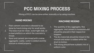 Plain Cement Concrete-Building Material Science | PDF