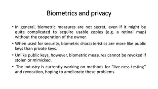 BMS _ 1. Biometrics and privacy.ppt