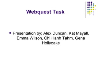 Webquest Task ,[object Object]