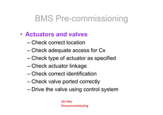 BMS COMMISSIONING CODE C_CIBSE | PDF