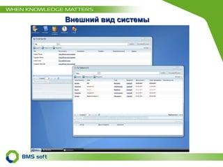 Внешний вид системы 