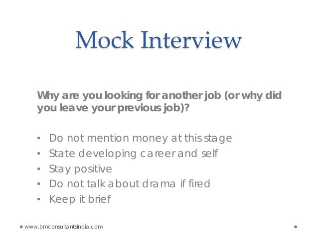 why did you leave your last job