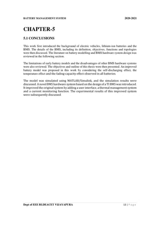 Battery Management System Pdf