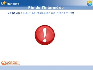 Fin de l'intermède Eh! oh ! Faut se réveiller maintenant !!!! 