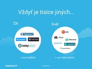 Vždyť je tisíce jiných…
ČR Svět
+ cca 5 dalších + cca 1000 dalších
Jakub Michl
 