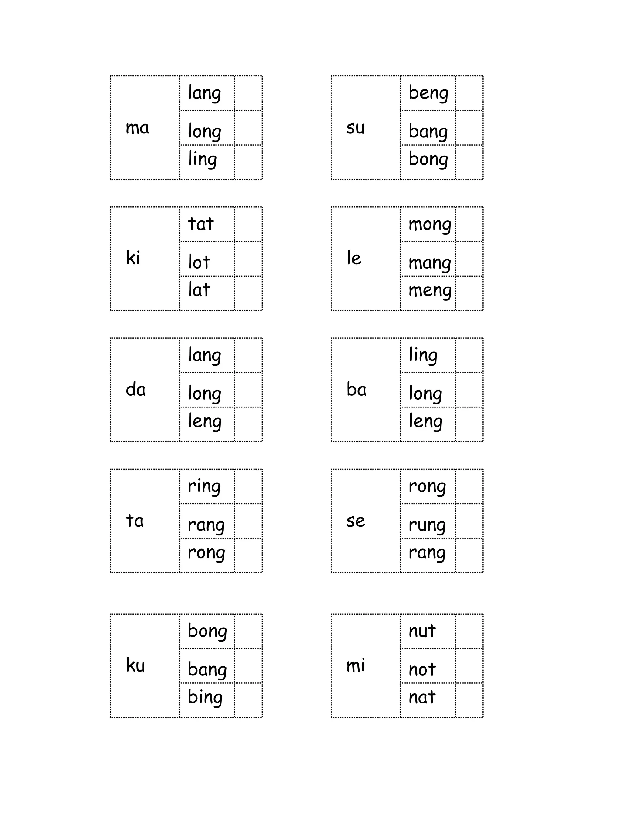 ma lang long ling su beng bang bong ki tat lot lat le mong mang meng da lang long leng ba ling long leng ta ring rang rong se rong rung rang ku bong bang bing mi nut not nat 
