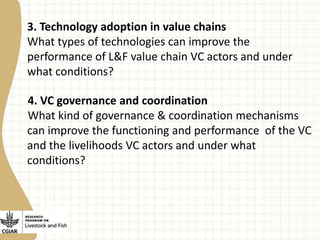 Experience with value chain benchmarking tools 