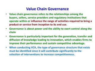 Sheep and goat value chains development in Ethiopia: Basic concepts of value chain analysis