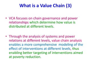 Sheep and goat value chains development in Ethiopia: Basic concepts of value chain analysis
