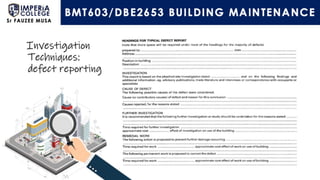 Building Maintenance