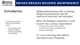 Building Maintenance