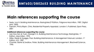 Building Maintenance