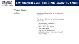 Building Maintenance