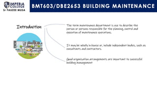 Building Maintenance