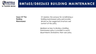 Building Maintenance