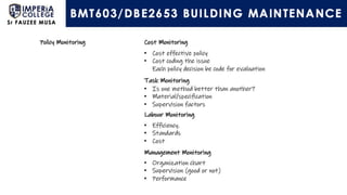 Building Maintenance