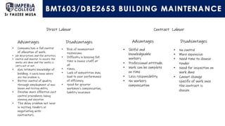 Building Maintenance