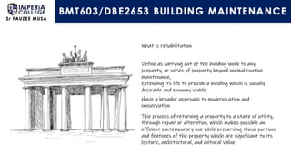 Building Maintenance