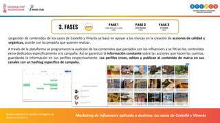 3. FASES
FASE 1
1 vídeo (Post, IGTV o reels)
1 story
FASE 2
Antes del viaje
1 story
FASE 3
En Castelló
1 story
A través de...