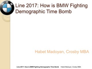 Line 2017: How is BMW Fighting Demographic Time Bomb HabetMadoyan, Crosby MBA HabetMadoyan, Crosby MBA Line 2017: How is BMW fighting Demographic Time Bomb 