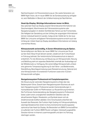 BMW
Medien-
information

03/2010
Seite 26
              Nachtsichtsystem mit Personenerkennung an. Die zweite Generation v...