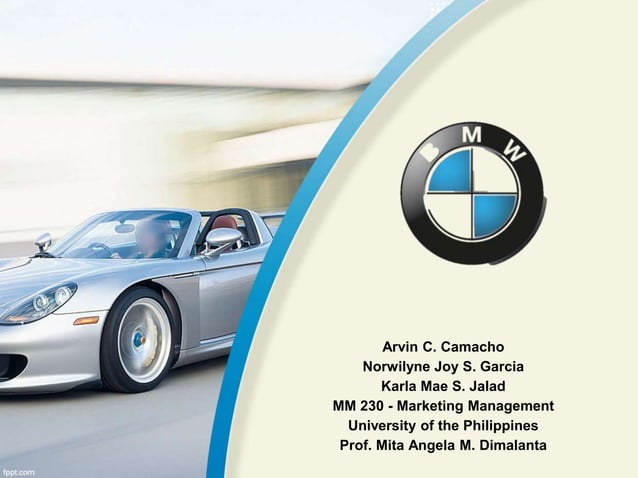 Bmw marketing report