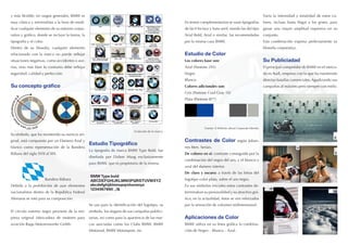 y más flexible, en rasgos generales, BMW es                                                                                                                      Varia la intensidad y tonalidad de estos co-
muy clásica y minimalista a la hora de modi-                                                           En textos complementarios se usan tipografías             lores, incluso hasta llegar a los grises, para
ficar cualquier elemento de su entorno corpo-                                                          de fácil lectura y Sans-serif, siendo las del tipo        ganar una mayor amplitud expresiva en su
rativo y gráfico, donde se incluye la forma, la                                                        Arial Bold, Arial o similar, las recomendadas             conjunto.
tipografía y el color.                                                                                 por la misma casa BMW.                                    Esta combinación expresa perfectamente su
Dentro de su filosofía, cualquier elemento                                                                                                                       filosofía corporativa.
relacionado con la marca no puede reflejar                                                             Estudio de Color
situaciones negativas, como accidentes o ave-                                                          Los colores base son:                                     Su Publiciadad
rías, sino más bien lo contrario debe reflejar                                                         Azul (Pantone 293)                                        El principal competidor de BMW en el merca-
seguridad, calidad y perfección.                                                                       Negro                                                     do es Audi, empresa con la que ha mantenido
                                                                                                       Blanco                                                    directas batallas comerciales. Agudizando sus
Su concepto gráfico                                                                                    Colores adicionales son:                                  campañas al máximo pero siempre con estilo.
                                                                                                       Gris (Pantone Cool Gray 10)
                                                                                                       Plata (Pantone 877)




                                                                                                                    Fuente: A Website about Corporate Identity
                                                                              Evolución de la marca.
Su símbolo, que ha mantenido su esencia ori-
ginal, está compuesto por un Damero Azul y                                                             Contrastes de Color                   según Johan-
                                                  Estudio Tipográfico
blanco como representación de la Bandera                                                               nes Itten. Serían,
                                                  La tipografía de marca BMW Type Bold, fue
Bábara del siglo XVII al XIX.                                                                          De colores en sí: contraste conseguido por la
                                                  diseñada por Dalton Maag exclusivamente
                                                                                                       combinación del negro del aro, y el blanco y
                                                  para BMW, que es propietaria de la misma.
                                                                                                       azul del damero interior.
                                                                                                       De claro y oscuro: a través de las letras del
                         Bandera Bábara                                                                logotipo color plata, sobre el aro negro.
Debido a la prohibición de usar elementos                                                              En sus símbolos iniciales estos contrastes de-
nacionalistas dentro de la República Federal                                                           terminaban su personalidad y su atractivo grá-
Alemana se rotó para su composición.                                                                   fico, en la actualidad, éstos se ven reforzados
                                                  Se usa para la identificación del logotipo, su       por la sensación de volumen tridimensional.
El círculo externo negro proviene de la em-       símbolo, los slogans de sus campañas publici-
presa original fabricadora de motores para        tarias, así como para la apariencia de las mar-      Aplicaciones de Color
aviación Rapp Motorenwerke Gmbh.                  cas asociadas como los Clubs BMW, BMW                BMW utiliza en su línea gráfica la combina-
                                                  Motorrad, BMW Motorsport, etc.                       ción de Negro – Blanco – Azul.
 