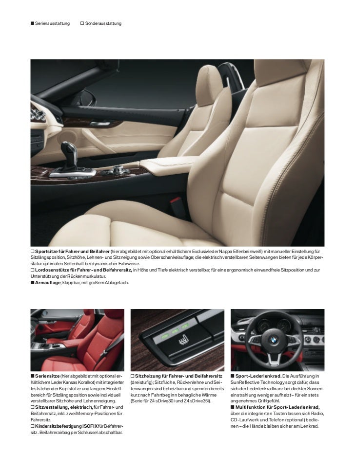 Bmw Auto Z4 Catalogue