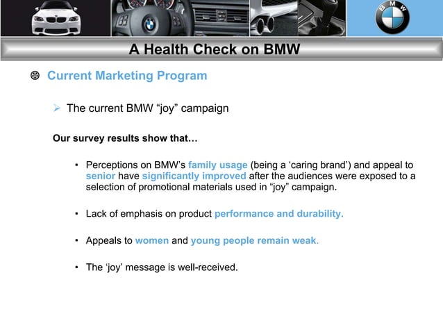 Bmw audit system