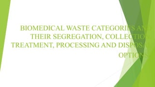 Biomedical Waste Management (BMW) | PPT